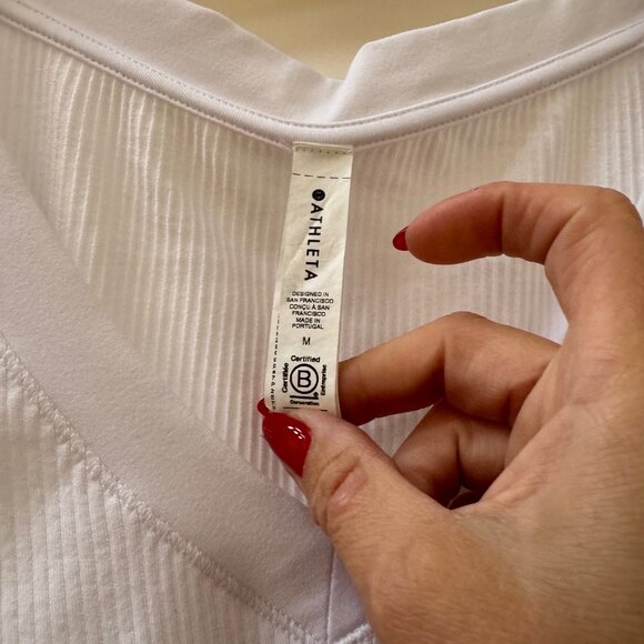 Athleta V neck Long Sleeve top - Picture 2 of 4